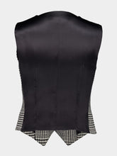 Dolce & Gabbana Grey Wool V-Neck Vest