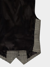 Dolce & Gabbana Grey Wool V-Neck Vest