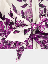 Dolce & Gabbana Majolica-Print Off-Shoulder Poplin Top