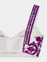 Dolce & Gabbana Majolica-Print Cropped Cotton Top