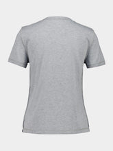 Dolce & Gabbana Grey Distressed Jersey T-Shirt with Print