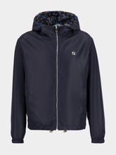 Fendi Blue Reversible Nylon Fendinity Jacket