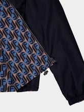 Fendi Blue Reversible Nylon Fendinity Jacket