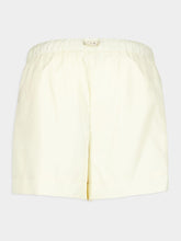 Fendi Cream Nylon Logo Shorts