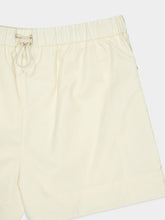 Fendi Cream Nylon Logo Shorts
