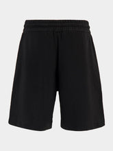 Fendi Black FF Jacquard Cotton Bermuda Shorts