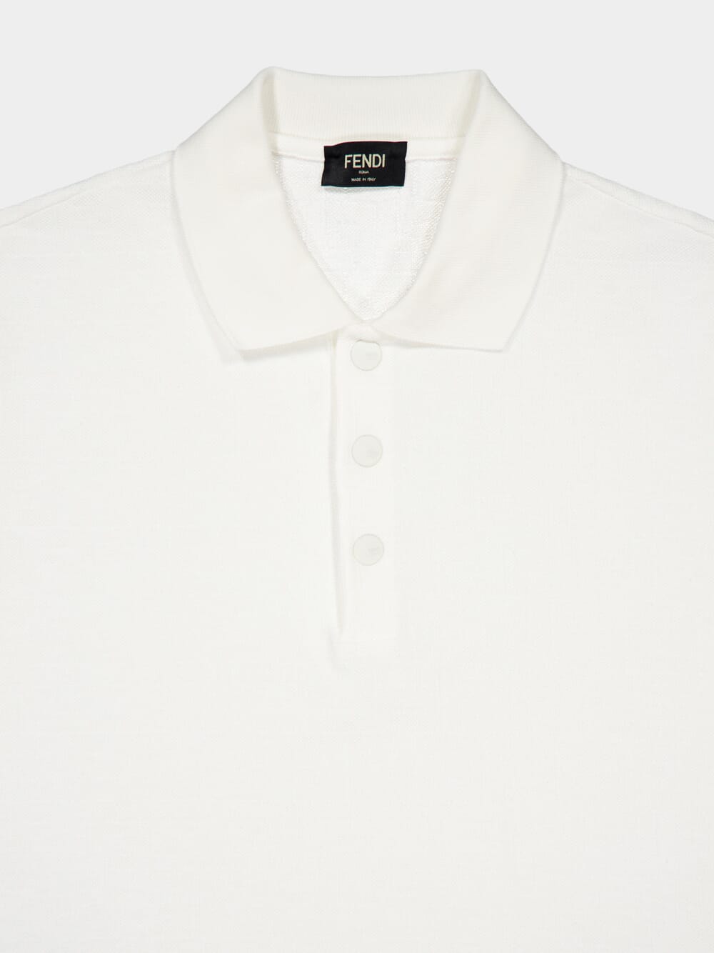 White Cotton Polo