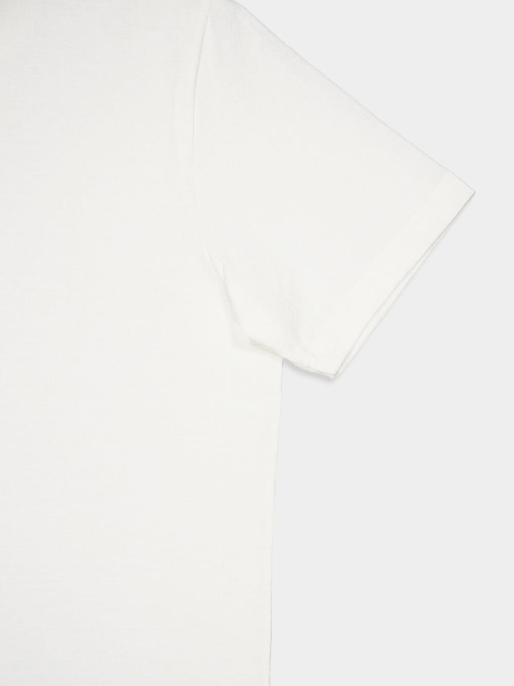 White Cotton Polo