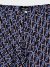 Fendi Blue Silk Fendinity Bermuda Shorts