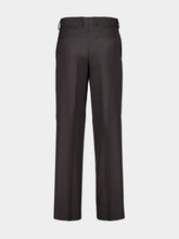 Fendi Brown Wool Cigarette Trousers