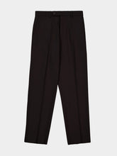 Fendi Brown Wool Cigarette Trousers