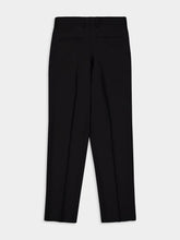 Fendi Black Wool Cigarette Trousers