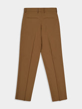 Fendi Rust Wool Cigarette Trousers