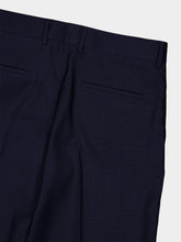 Fendi Dark Blue Wool Tailored Trousers