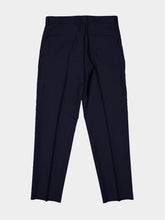 Fendi Dark Blue Wool Tailored Trousers