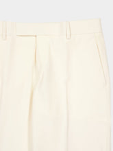 Fendi Beige Wool Gabardine Tailored Trousers
