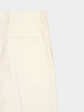 Fendi Beige Wool Gabardine Tailored Trousers