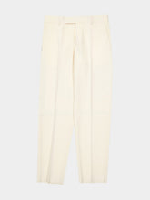 Fendi Beige Wool Gabardine Tailored Trousers
