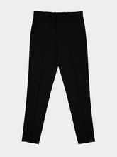 Fendi Black Straight-Leg Wool Trousers