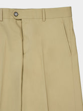 Fendi Beige Cotton Tailored Trousers