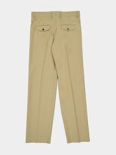 Fendi Beige Cotton Tailored Trousers