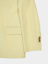 Ami Paris Lime Green Wool Single-Breasted Blazer