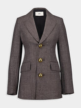 Ami Paris Three Buttons Wool Blazer