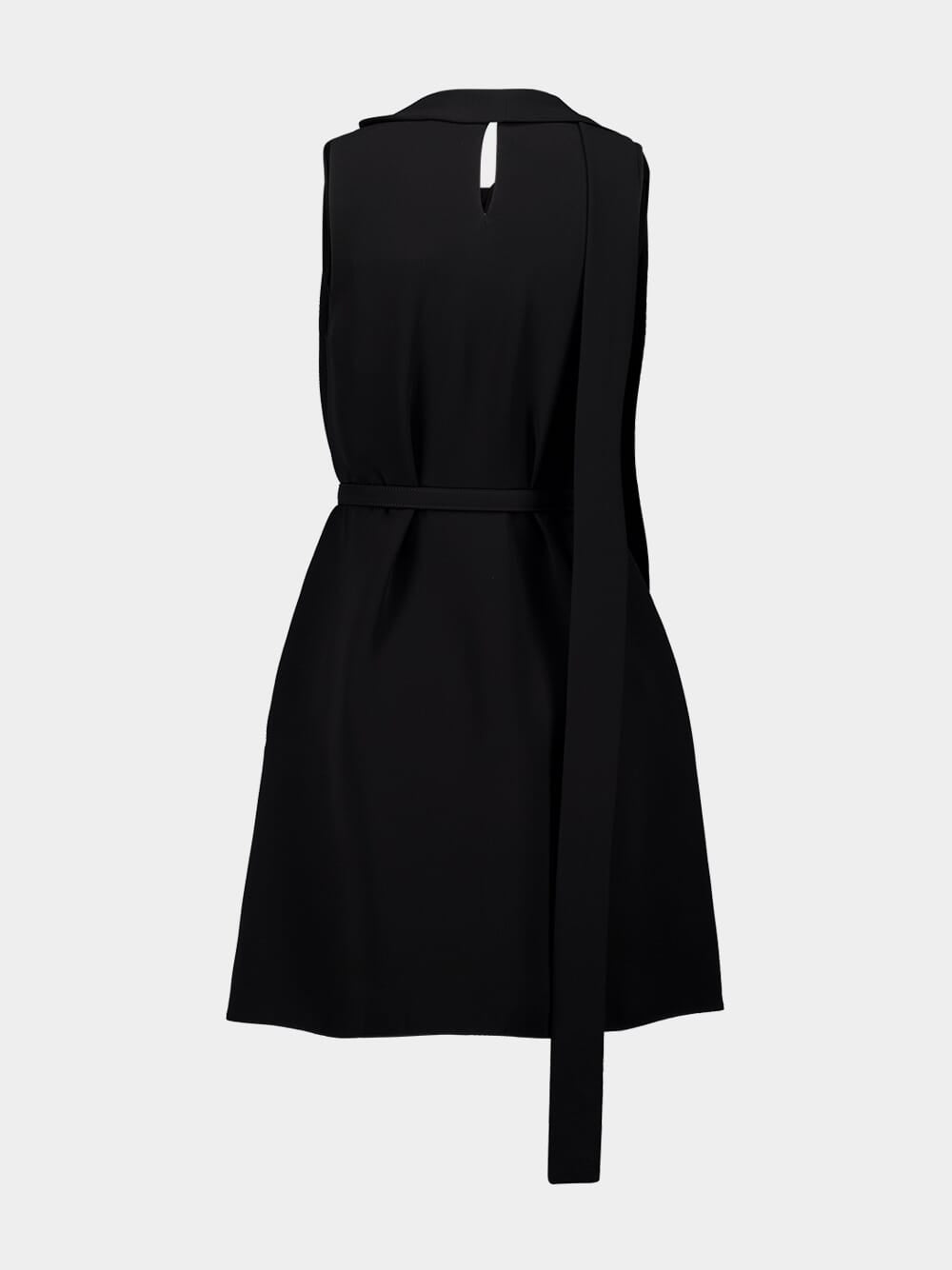 Black Silk Cady Dress