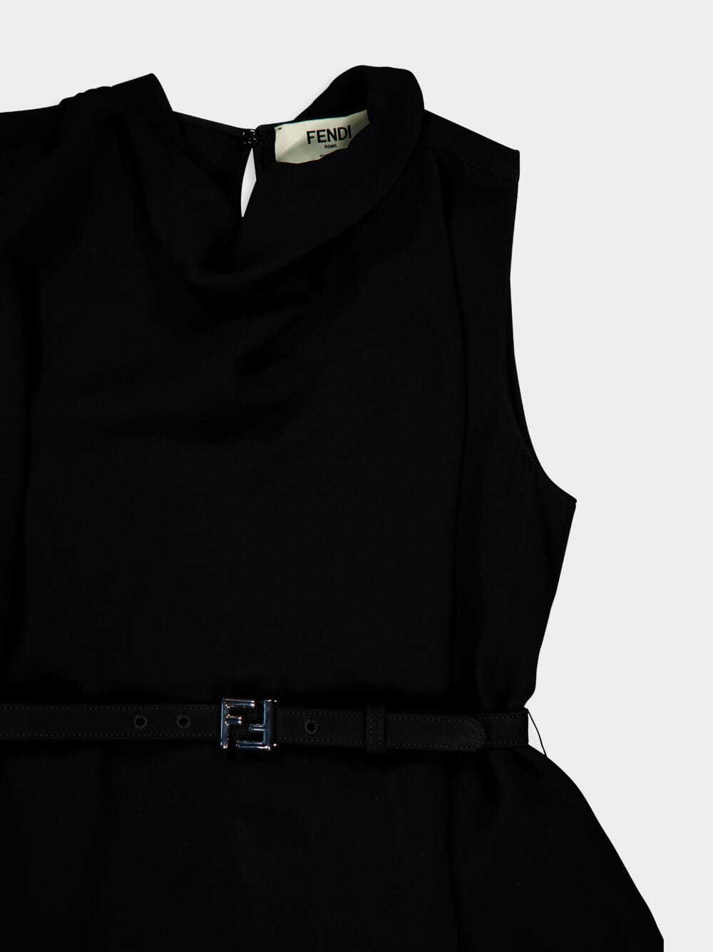 Black Silk Cady Dress