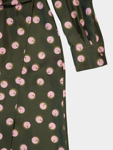 Fendi Green Printed Silk Dress