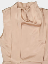 Fendi Champagne Silk Long Dress