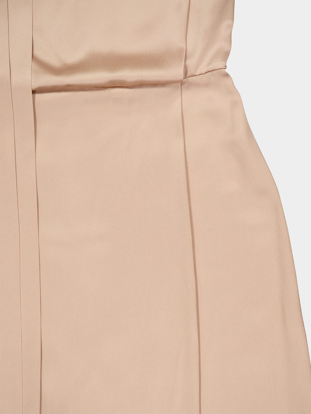 Champagne Silk Long Dress