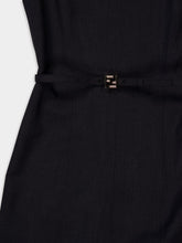 Fendi Dark Grey Wool Midi Dress