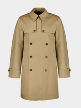 Fendi Beige Double-Breasted Trench Coat