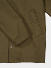 Fendi Military Green Logo-Lined Mac Coat