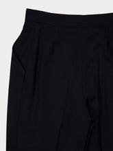Balmain Black High-Waisted Wool Trousers