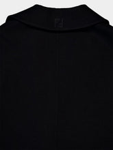 Fendi FF Black Wool Coat