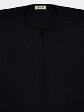 Fear Of God Melange Black Merino Wool Full Zip Sweater