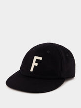 Fear Of God Black Wool Baseball Cap with Felt Letter