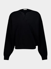 Fear Of God Black Merino Wool Knit Henley Sweater