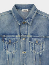 Fear Of God Vintage Indigo Selvedge Denim Trucker Jacket