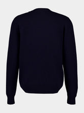 Balmain Navy Eco-Cashmere Knit Jumper