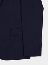 Fendi Dark Blue Wool Canvas Blazer
