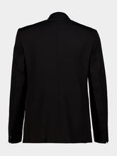 Fendi Black Double-Breasted Wool Blazer