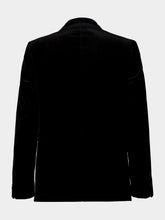 Fendi Black Velvet Tuxedo Blazer