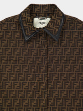 Fendi Brown FF Canvas Jacket