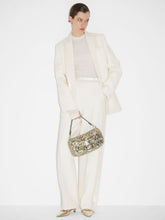 Fendi White Wool and Silk Tuxedo Blazer