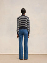 Ami Paris Navy Striped Sailor Cardigan