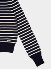 Ami Paris Navy Striped Sailor Sweater