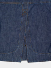 Fendi Navy Blue Chambray Short Jacket